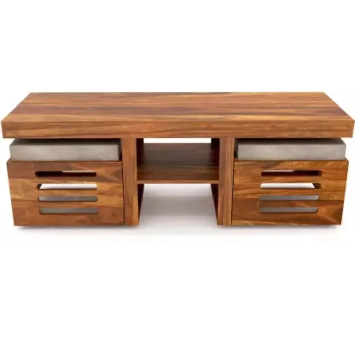Worcester Natural Wooden Coffee Table - Image 2