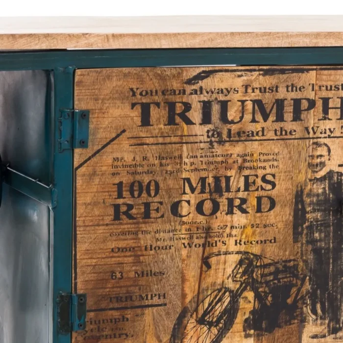 Antique Wooden Furniture | Triumph Bike vanity - Image 4