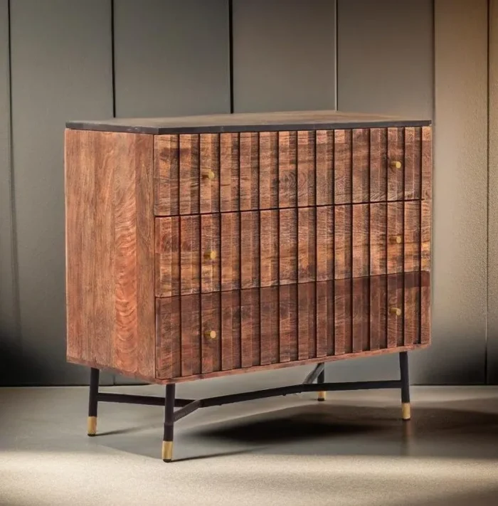 Kigali Walnut Wash 3 Drawer Chest - Image 4