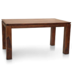 PRITI : Solid Wood Dining Table Set With 6 Chairs In Natural Finish - Image 5