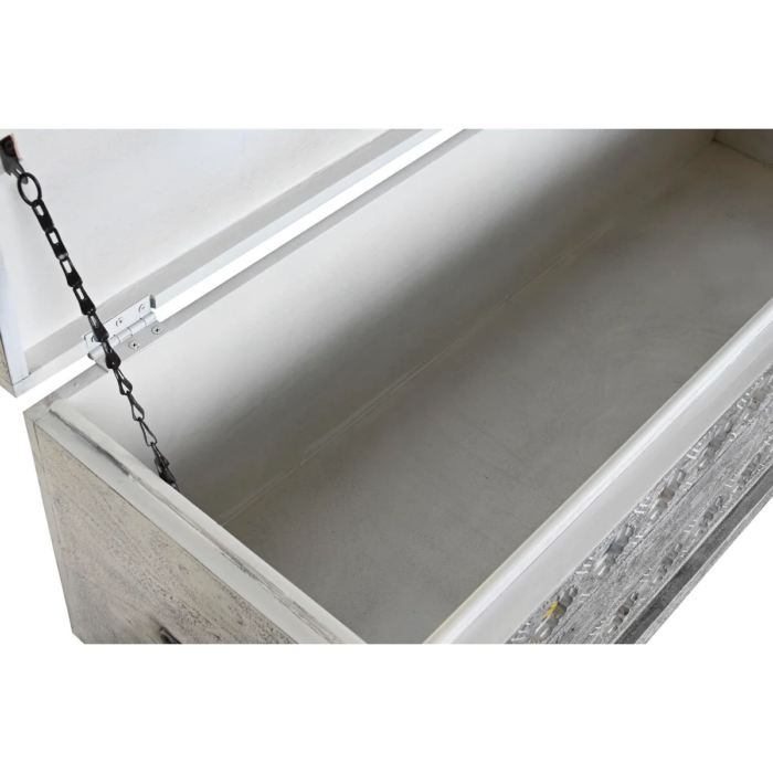 Priti Chest Ceramic Grey White Mango Wood (116 X 40 X 50 Cm) - Image 4