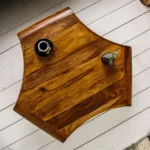 Retro Sturdy Wooden Coffee Table - Image 8