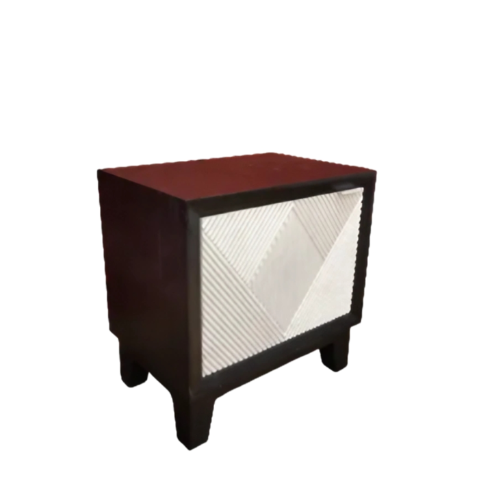 Benin Classy Black White End Table - Image 5