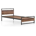 Turin Solid Wood Single Size Bed - Image 3