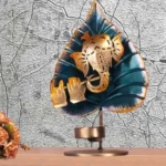 Lord Ganesh Leaf T-Light - Image 2