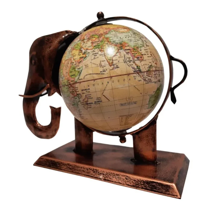 Elephant Design with Globe Decor - Image 5