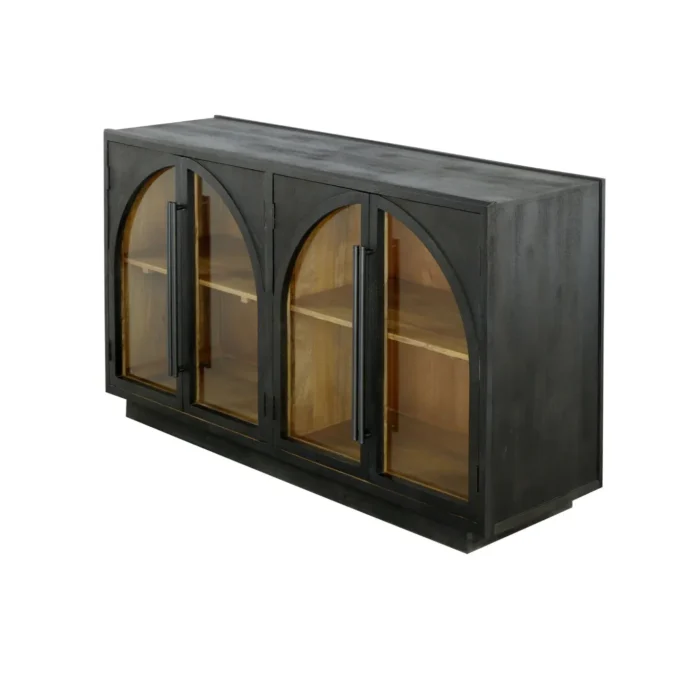 Durban Wooden 4 Door Sideboard - Image 2