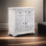 Dares Grey 2 Drawer Sideboard - Image 2