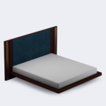 PRITI :Occitanie Wooden Queen Bed - Image 4
