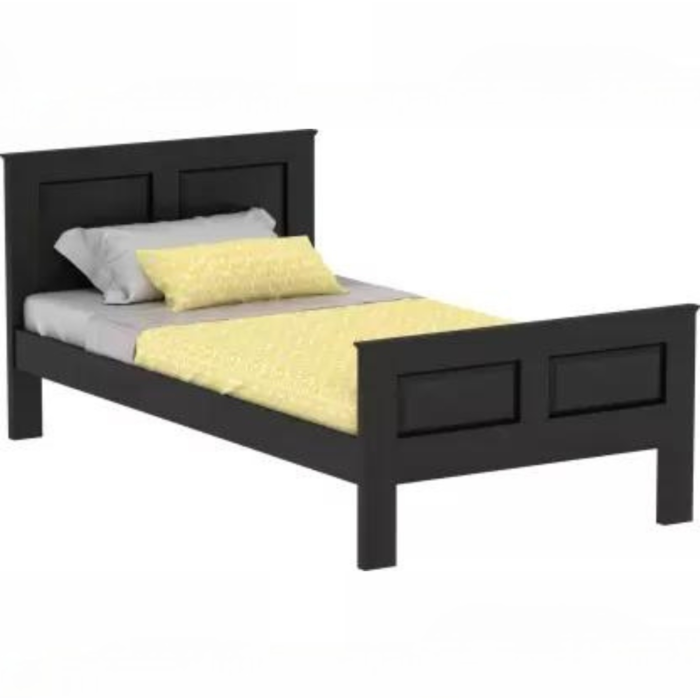 Priti : Drancy Single Bed in Black - Image 3