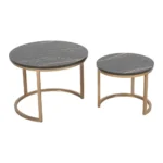 York Nested Coffee Table With Black Top - Image 3