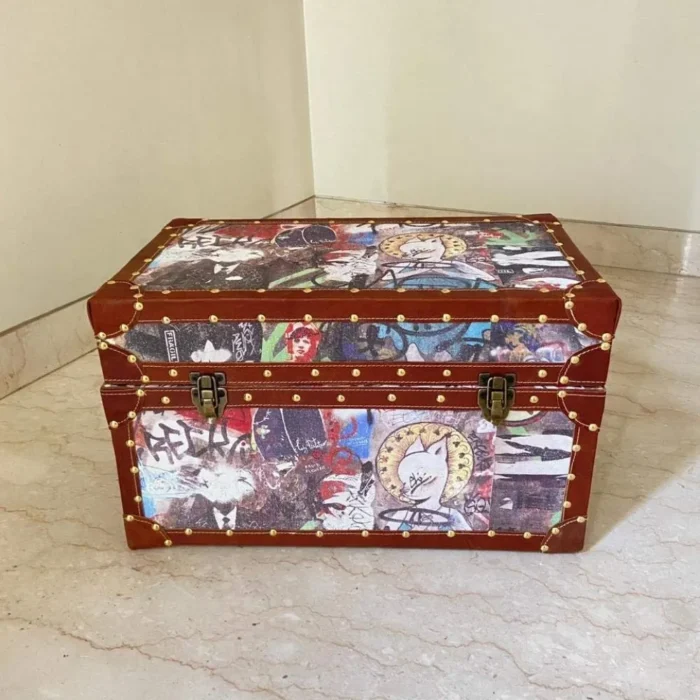 Beech Decorative Wooden Storage Box For Home - Image 2