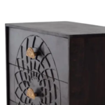 Blanca Walnut Wooden Chest of Drawers - Image 4