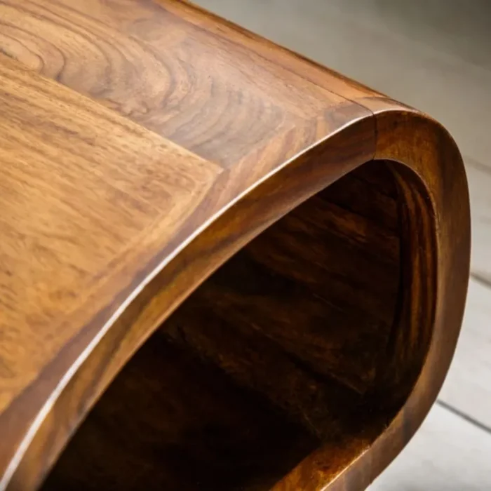 Retro Sturdy Wooden Coffee Table - Image 6