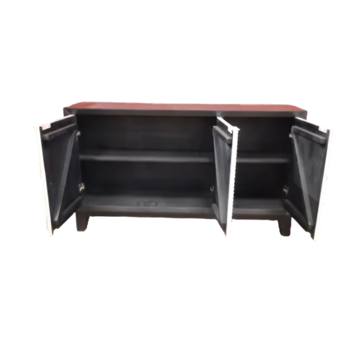 Classy Black With White Sideboard - Image 3