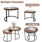 Portsmouth Wooden Nesting Table - Image 7