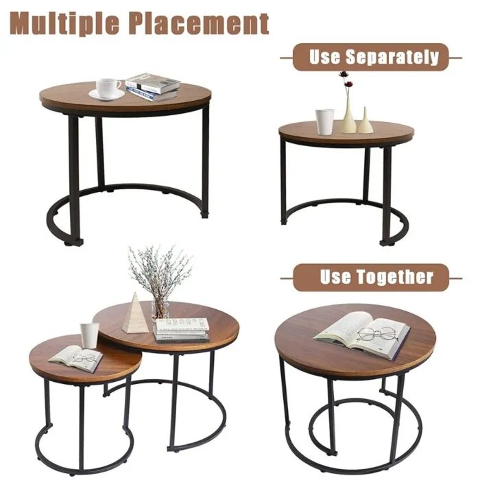 Portsmouth Wooden Nesting Table - Image 7