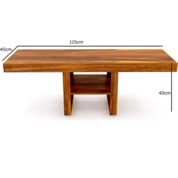 Worcester Natural Wooden Coffee Table - Image 6