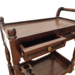 PRITI : Vintage Bar Trolley - Image 3