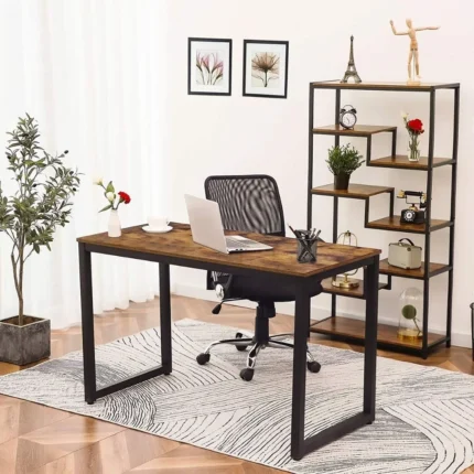 Mid-century Modern Wood Office Table | Home Office Computer Desk