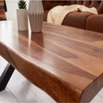 Dorothy Wooden Coffee Table With Cross Legs - Image 8