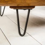 Retro Sturdy Wooden Coffee Table - Image 5
