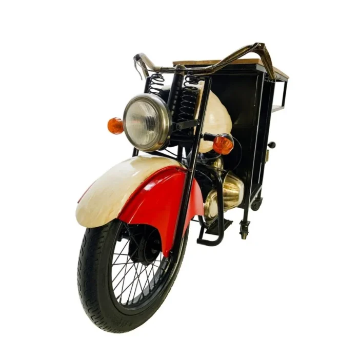Motorcycle Wine Rack Reclaimed Wooden Furniture | Bar Furniture - Image 8