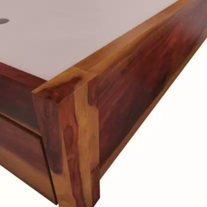 PRITI :Grenoble Solid Wood Queen Storage Bed - Image 7