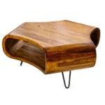 Retro Sturdy Wooden Coffee Table - Image 2