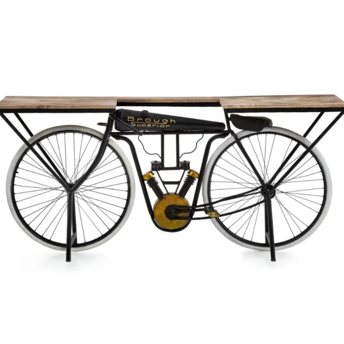 Recycled Wooden Furniture In Solid Wood And Metal | Bar Furniture - Image 3