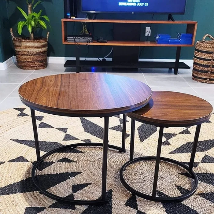 Portsmouth Wooden Nesting Table - Image 5