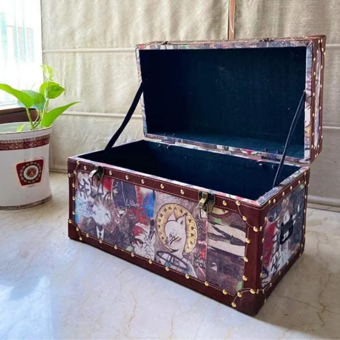 Beech Decorative Wooden Storage Box For Home - Image 6