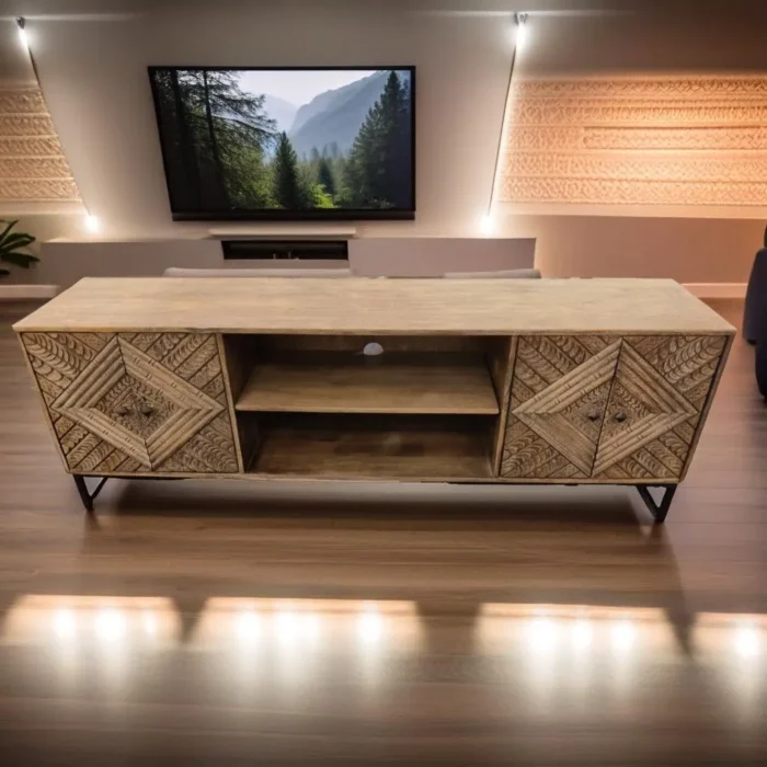 7STAR3RAJKINGPPP_20240127_123745806 Lusaka Carved Wooden TV Cabinet