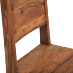 PRITI : Solid Wood Dining Table Set With 6 Chairs In Natural Finish - Image 10