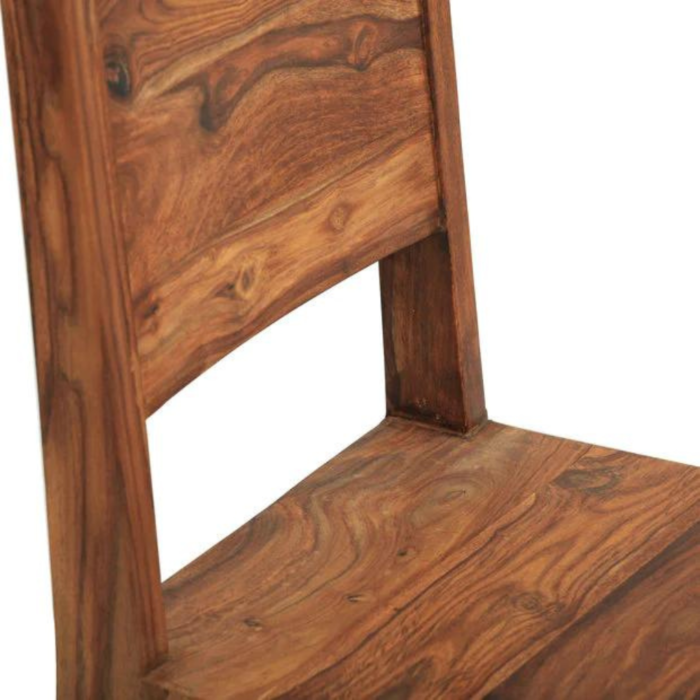 PRITI : Solid Wood Dining Table Set With 6 Chairs In Natural Finish - Image 10