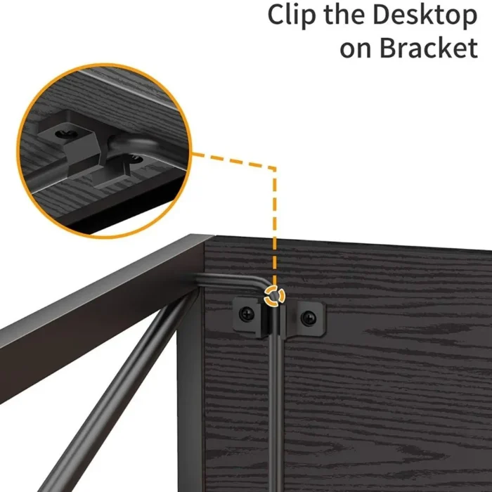 HOME OFFICE COMPUTER DESK EASILY FOLDABLE - Image 7