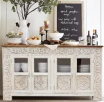 Ariande White 4 Door Sideboard - Image 3