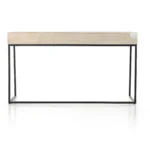 Priti Carved Mango Wood Writing Desk 56 - Image 8