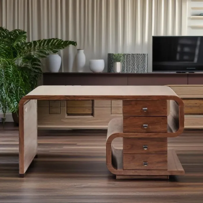 Desk-Soft-Snake-Walnut-_20231027_17019522 Priti Desk Soft Snake Walnut -150x70cm - Image 1