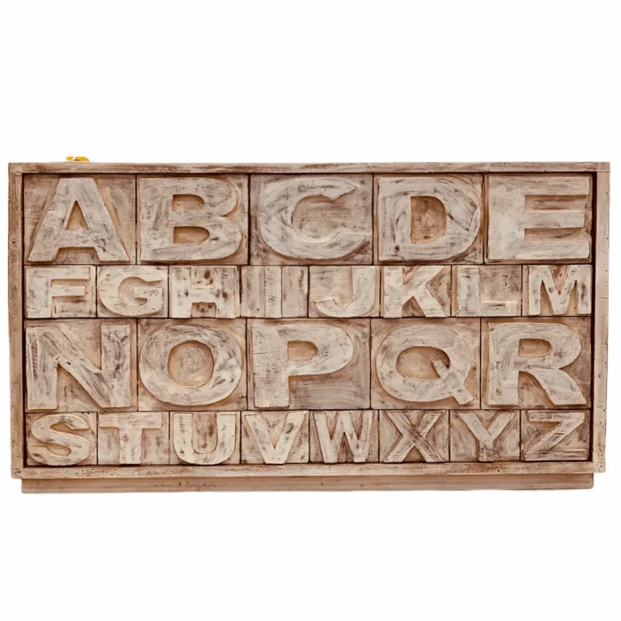 ABC Engraved Chest Of Drawers - Image 2
