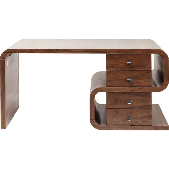 Priti Desk Soft Snake Walnut -150x70cm - Image 2