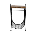 Metal With Wood Magazine Rack | Magazine Holder - Image 6