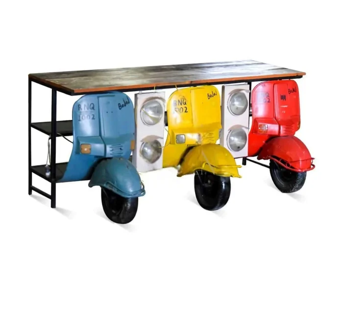 Priti Automobile Three Scooter Display Cabinet - Image 1
