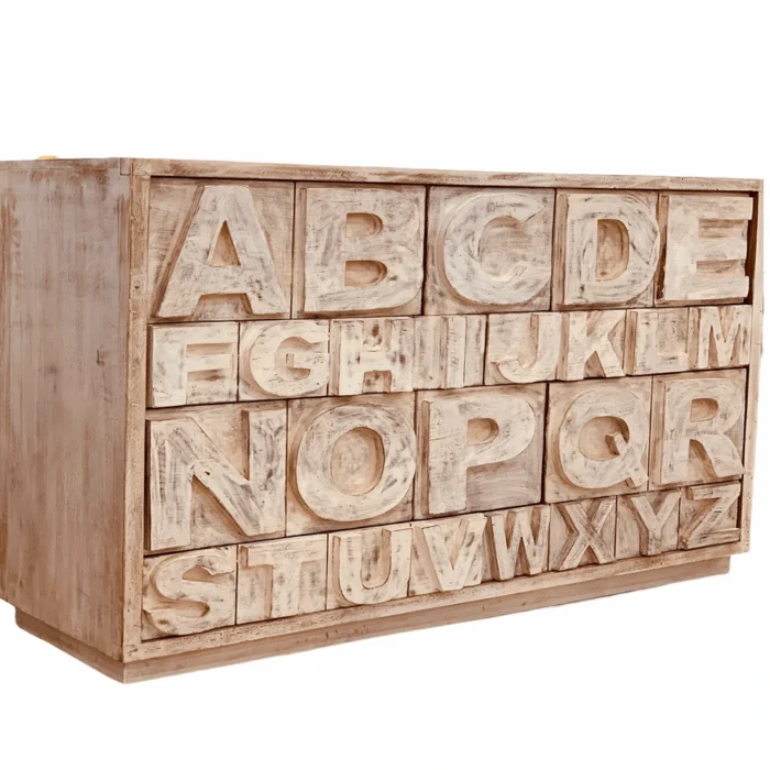 ABC Engraved Chest Of Drawers - Image 3