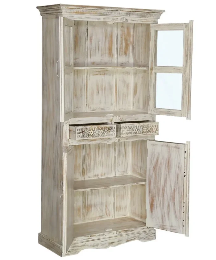 Goose Hand-Carved Wooden Showcase - Image 4