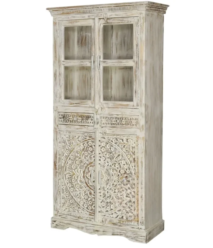 Goose Hand-Carved Wooden Showcase - Image 2