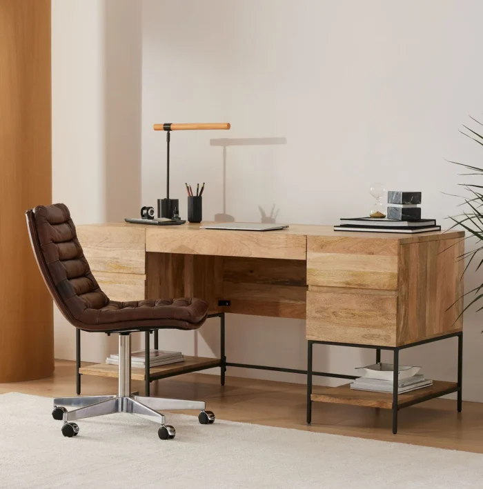 Priti Industrial Storage Executive Desk - Image 1