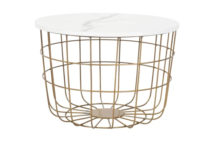 Salamanca Marble Finish Coffee Table - Image 5