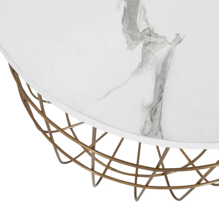 Salamanca Marble Finish Coffee Table - Image 4