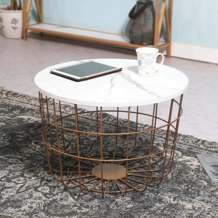 Salamanca Marble Finish Coffee Table - Image 3